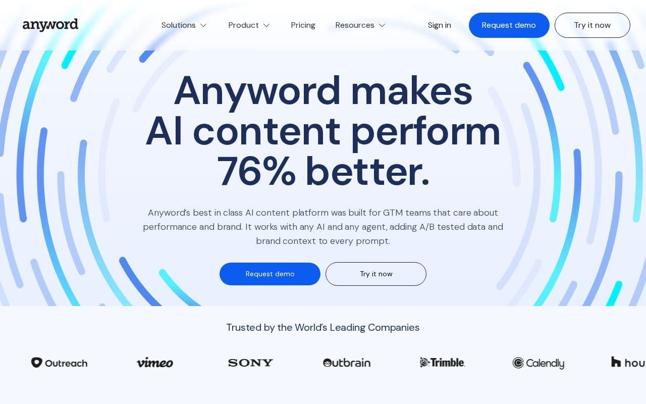 Anyword screenshot
