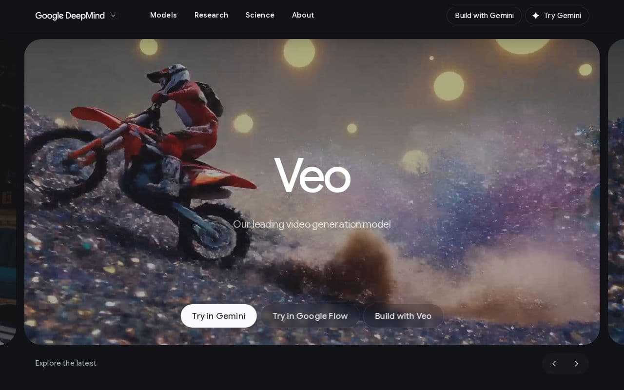 Google Veo screenshot