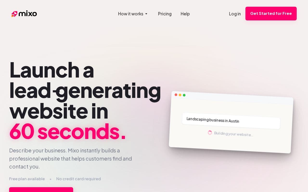 Mixo screenshot