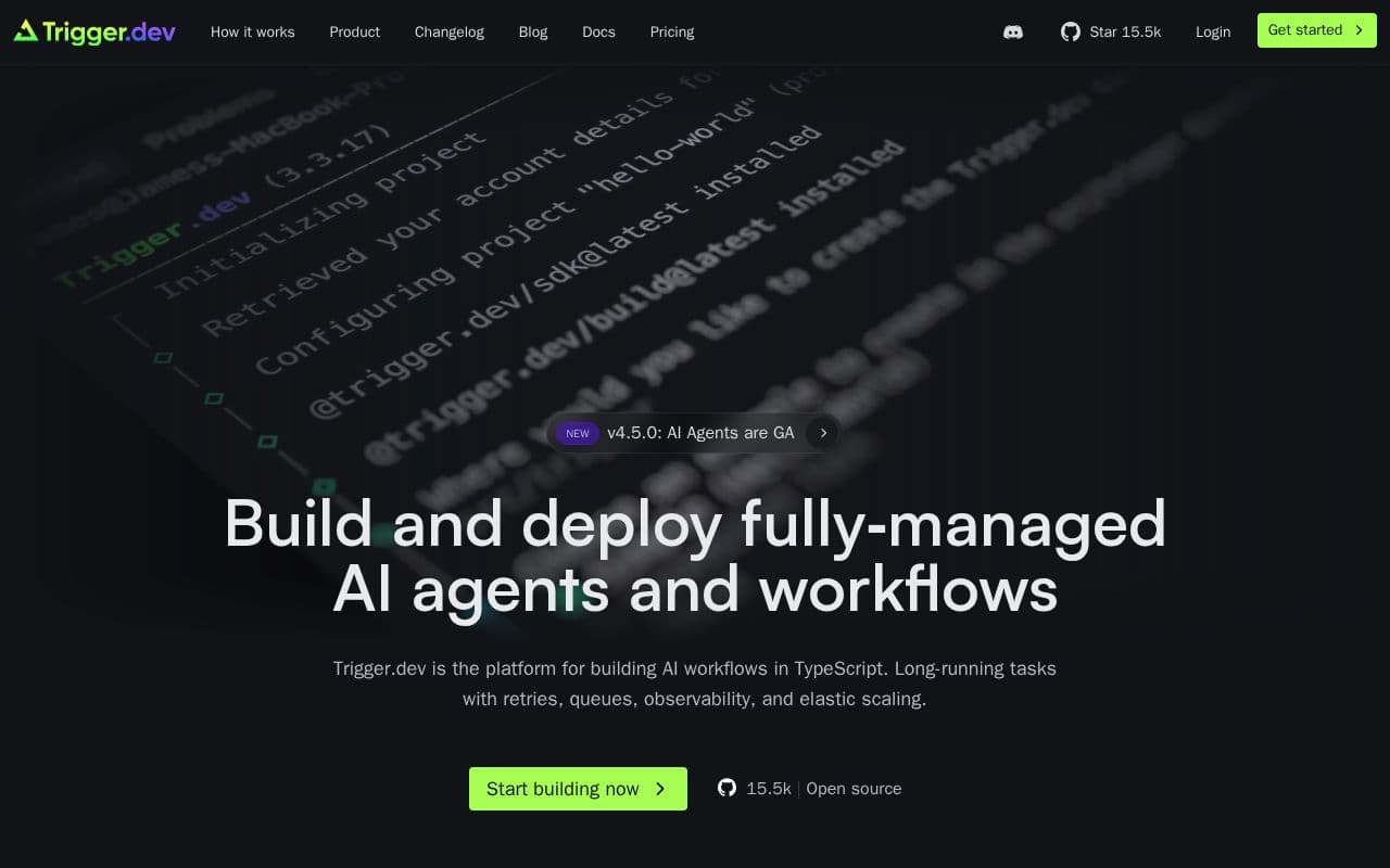 Trigger.dev screenshot