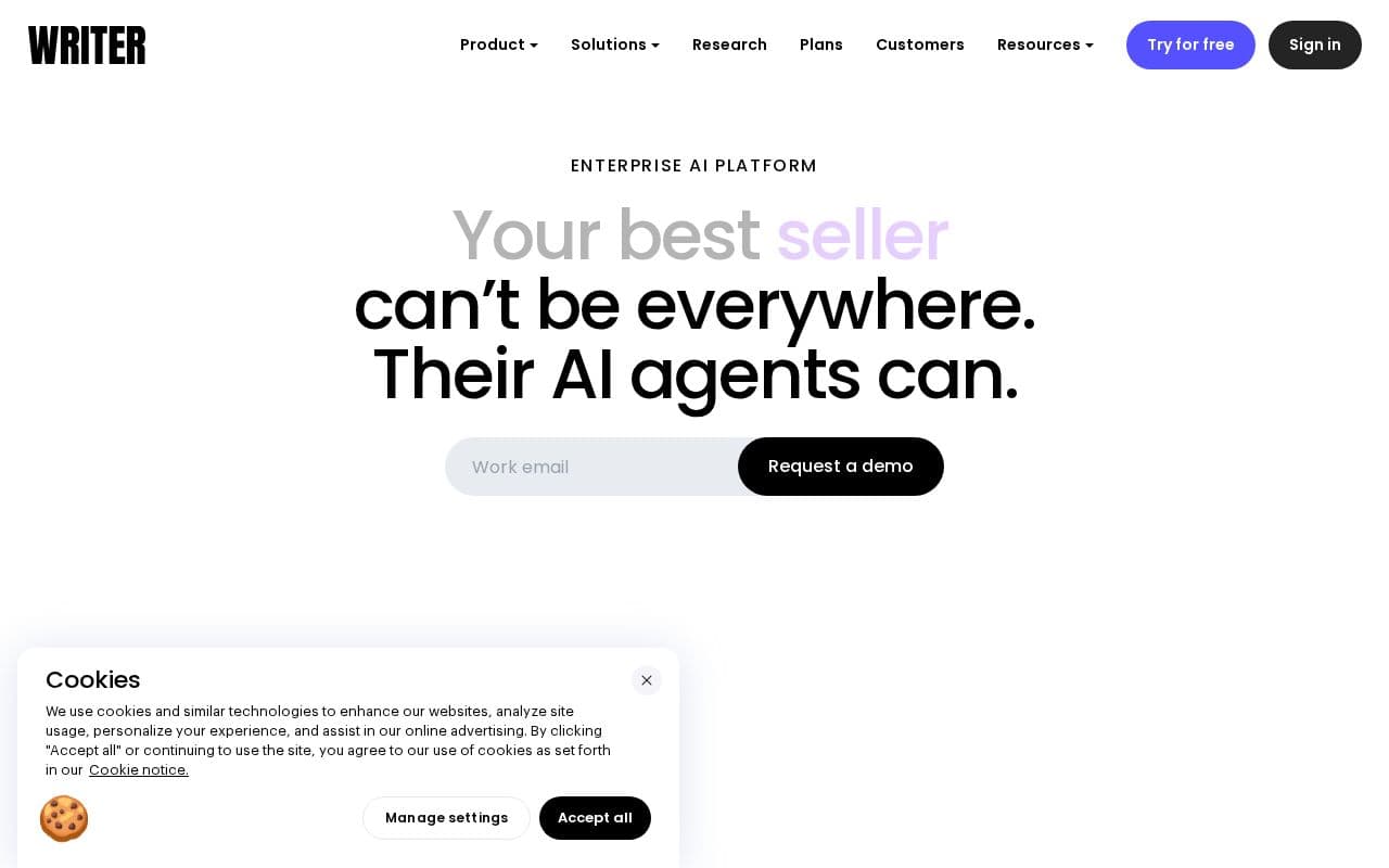 Writer screenshot