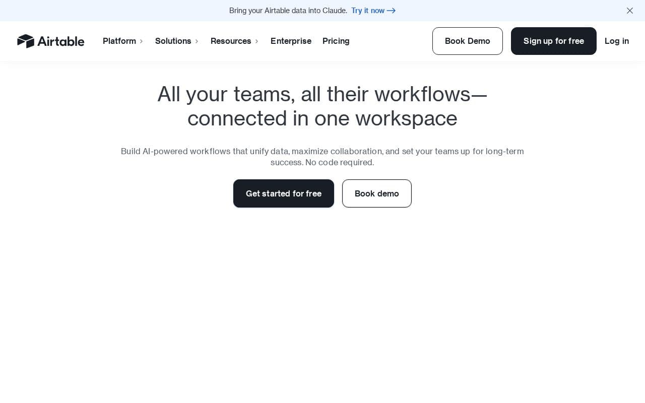 Airtable screenshot