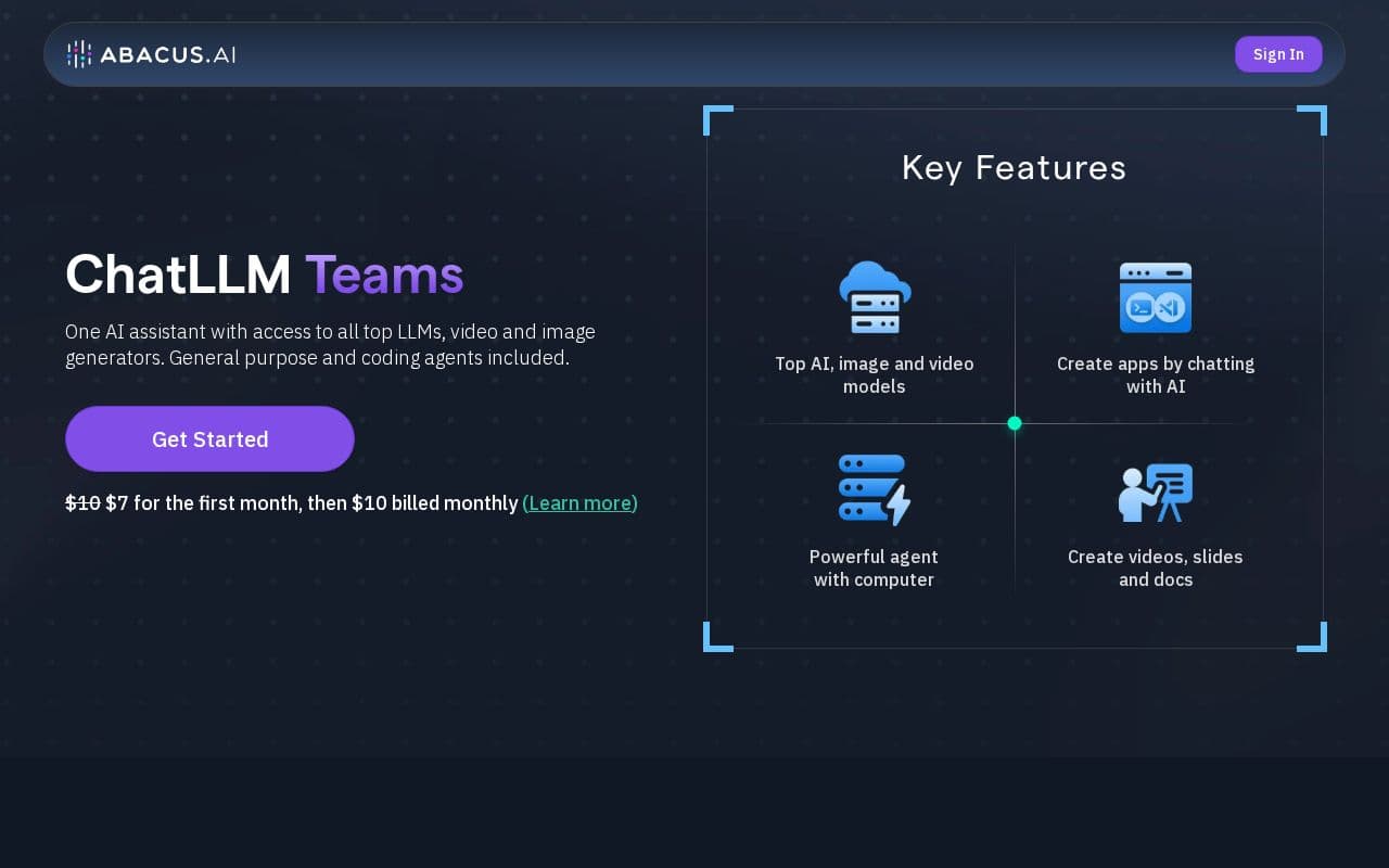 ChatLLM screenshot