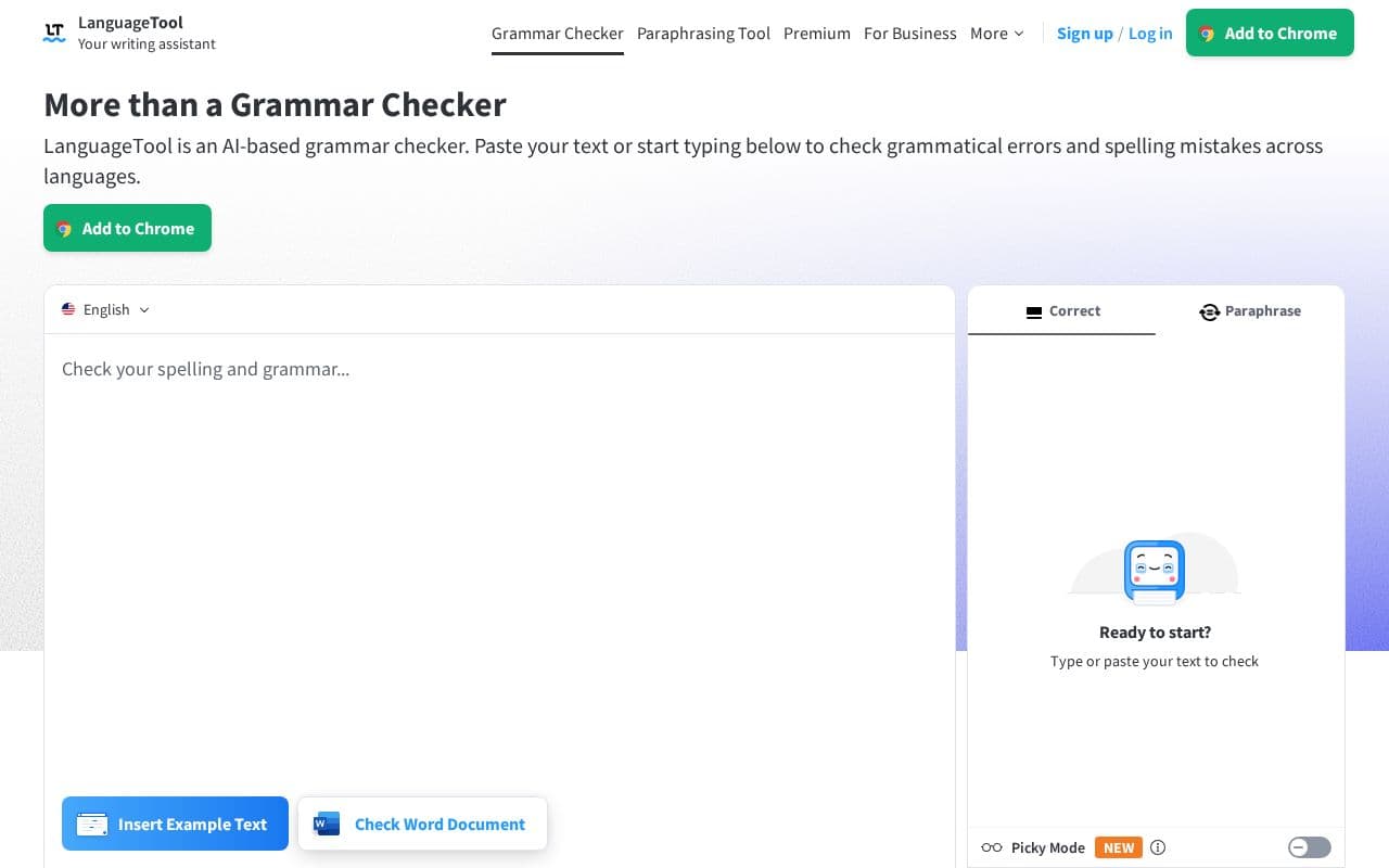LanguageTool screenshot