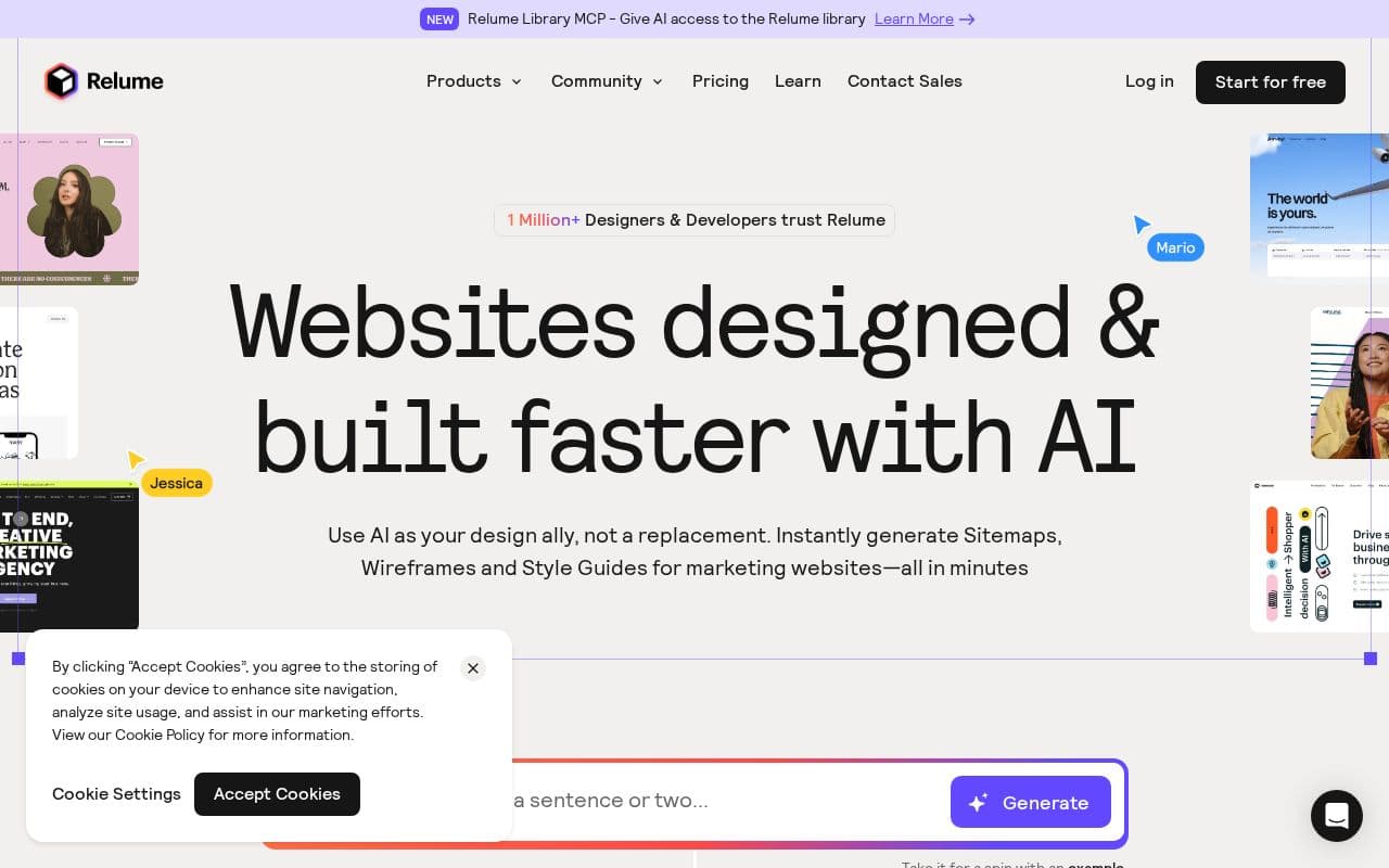 Relume screenshot