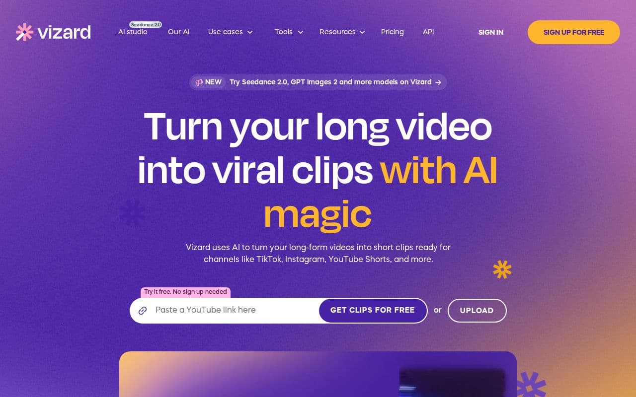 Vizard screenshot